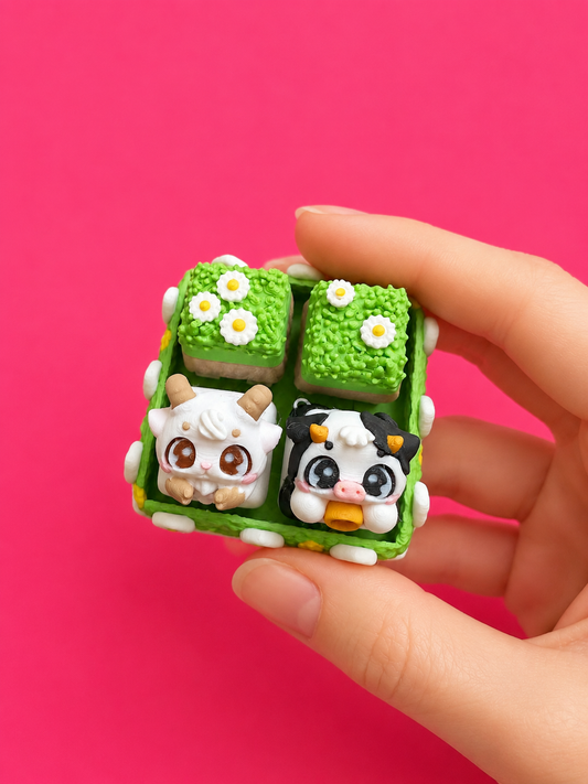 Cow & Goat Grass Field Clicker