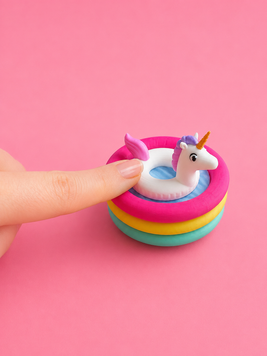 Make a Splash Unicorn Float Keyring Clicker