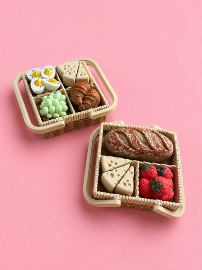 Mini Picnic Basket Clicker Set