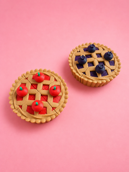 Cozy Pie Slice Magnet Set